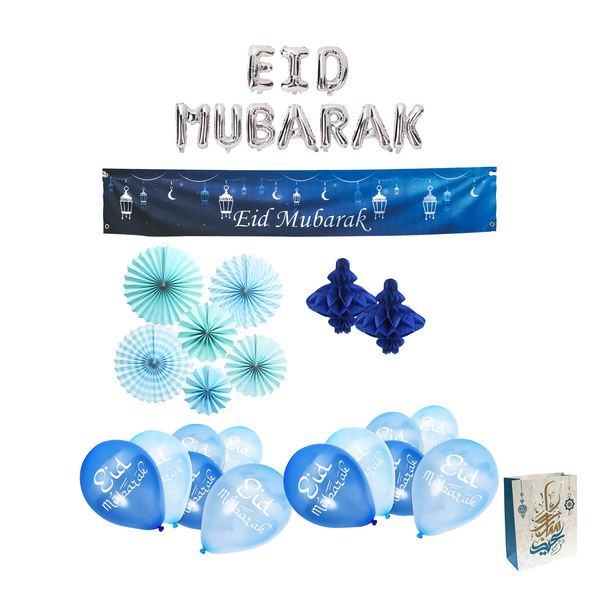 Blue Decorations Set £9.99 with Gift Bag