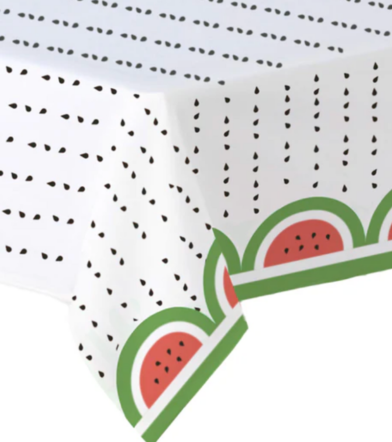 Ramadan and Eid Watermelon Tablecover Plastic Tablecloth for Ramadan & Eid Palestine Themed Decoration