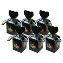 Black & Gold Arabic Eid Mubarak Cracker Gift Favour Boxes (6 or 12 Pac