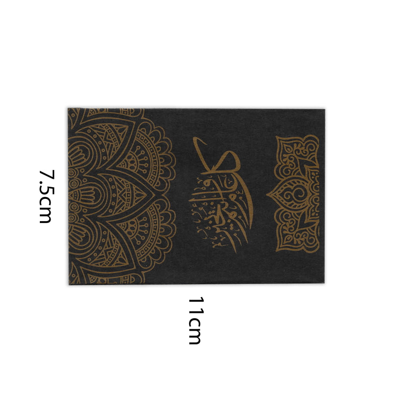 Black & Gold Money Gift Wallets (Pack of 20)