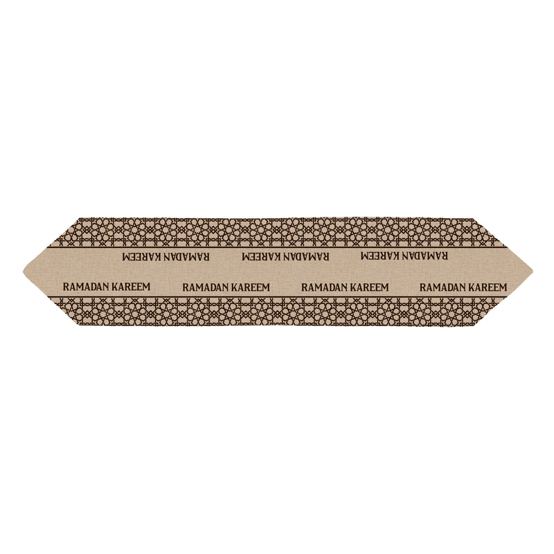 Ramadan Kareem Hessian Table Runner